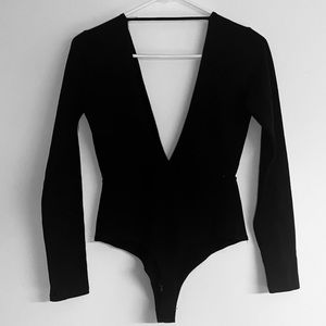 American Apparel Black Bodysuit